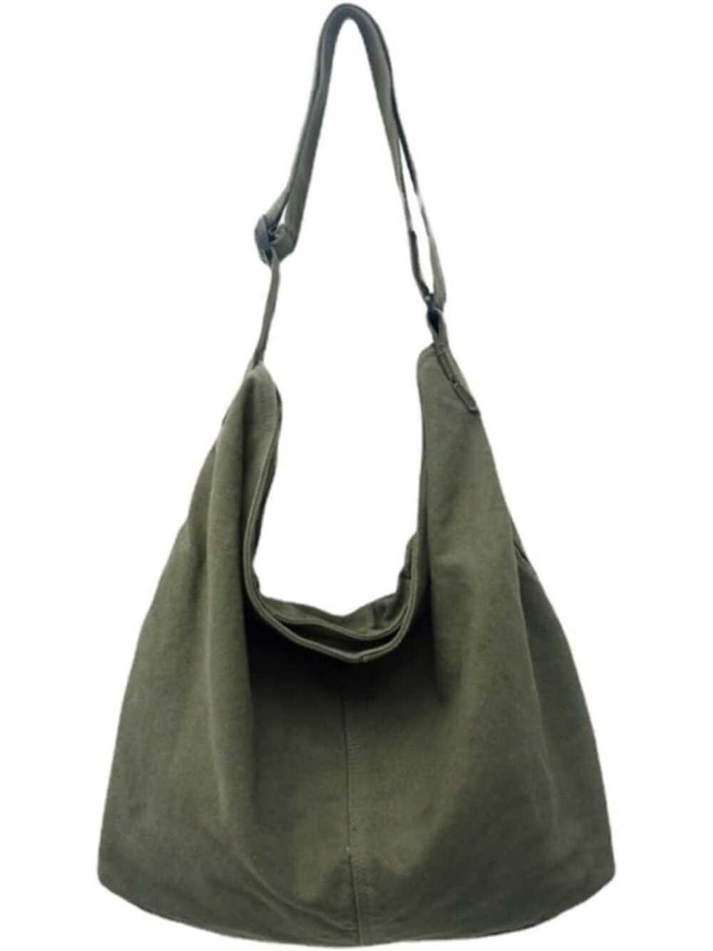 Women's Green2 Travel Canvas Zipper Crossbody Shoulder Laptop Bag